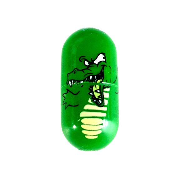 Mighty Beanz 87 Croc Bean 2003 Series 2 Moose Entertainment With Playing Card - Picture 3 of 6